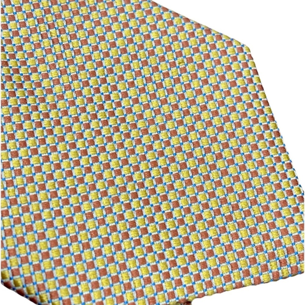 Corporate image tailored exclusively for Tom James elegant 100% silk mens tie - Picture 6 of 12